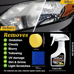 Kit de Restauration de Phares de <span class=keywords><strong>Voiture</strong></span> Astree 180ml Anti-Oxydation Réparation des Rayures Protection UV <span class=keywords><strong>Nettoyant</strong></span> pour Lentilles OEM - Product Image 3