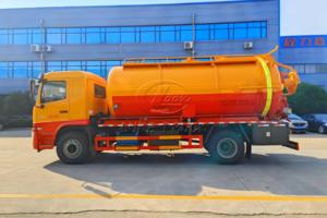 Camión de Succión de Aguas Residuales SHACMAN L5000 de Alta Eficiencia, 15000L, Eje Dividido Opcional, Accionamiento PTO, Bomba de Chorro y Vacío Simultáneos, Exportación - Product Image 2