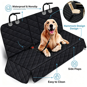 Funda Protectora para Asiento Trasero de Coche para Perros, Hamaca Antideslizante, Alfombrilla Lavable para Mascotas, para Perros Grandes y Medianos, Sedán, SUV, Camioneta - Product Image 3