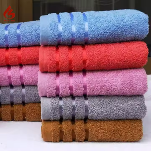 Tốt nhất bán các loại màu khăn tắm khăn mặt đồng bằng dệt Polyester Cotton-màu rắn - Product Image 6