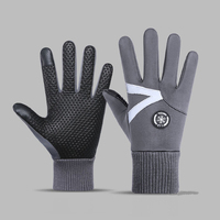 Gants de cyclisme d'hiver pour hommes, légers, imperméables, coupe-vent, personnalisés, avec écran tactile, pour sports de plein air, course à pied, ski