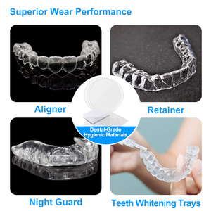 Smilefind Hojas transparentes Placas Moldeado Masilla Kit de material de goma Impresión dental Silicona Ortodonte Férula termoplástica - Product Image 4