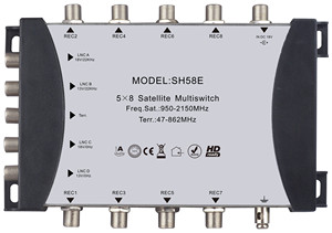 Schalter Signale mp fänger 5X8 Cascade Satellite TV Multisc halter - Product Image 2