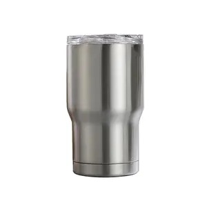 Promotional 14OZ Engraveable Logo 18/8 Stainless Steel Travel Mug with Lid