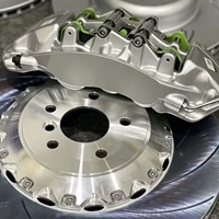 Caliper de Freno ap Racing 9561 para Camaro SS/1LE Corvette C7/C8 Tahoe CT4-V/CT5-V CT6 XT5 XT6 de 6 Pistones con Rotor de Freno de 380/390 mm