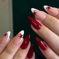 Uñas Postizas Extra Largas con Flecos de Borlas Negras, Estilo Rave Girl, Venta al Por Mayor con Descuento, Ideales para Fotos