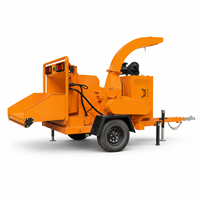 Broyeur de bois automatique pour la préparation de matériaux de compost, équipement de recyclage