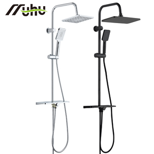 Kit <span class=keywords><strong>de</strong></span> <span class=keywords><strong>douche</strong></span> chromé au design personnalisé, <span class=keywords><strong>colonne</strong></span> <span class=keywords><strong>de</strong></span> <span class=keywords><strong>douche</strong></span> en acier inoxydable avec système <span class=keywords><strong>de</strong></span> économie d'eau <span class=keywords><strong>thermostatique</strong></span> réglable - Product Image 6