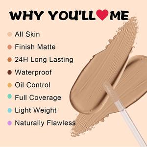 Gran oferta, <span class=keywords><strong>corrector</strong></span> personalizado para debajo de los <span class=keywords><strong>ojos</strong></span>, antiarrugas, alta cobertura, impermeable, cara, cuerpo, cobertura completa, <span class=keywords><strong>corrector</strong></span> líquido - Product Image 3