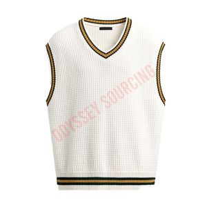 Stylish Warm <b>Men's</b> <b>Vest</b> <b>Sweater</b> Outerwear with Modern Fit for Layering Over Shirts Winter Office & Weekend Casual Outfits - Product Image 1