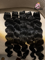 Lots de Cheveux Humains Bruts, Volumineux et Épais, Vente en Gros, Cheveux Non Remy, Ondulés (Body Wave)