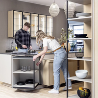 Base rotative Nisko pour coin de meuble avec fermeture douce, base rotative pour meuble, quincaillerie rotative pour meuble, accessoires de meubles