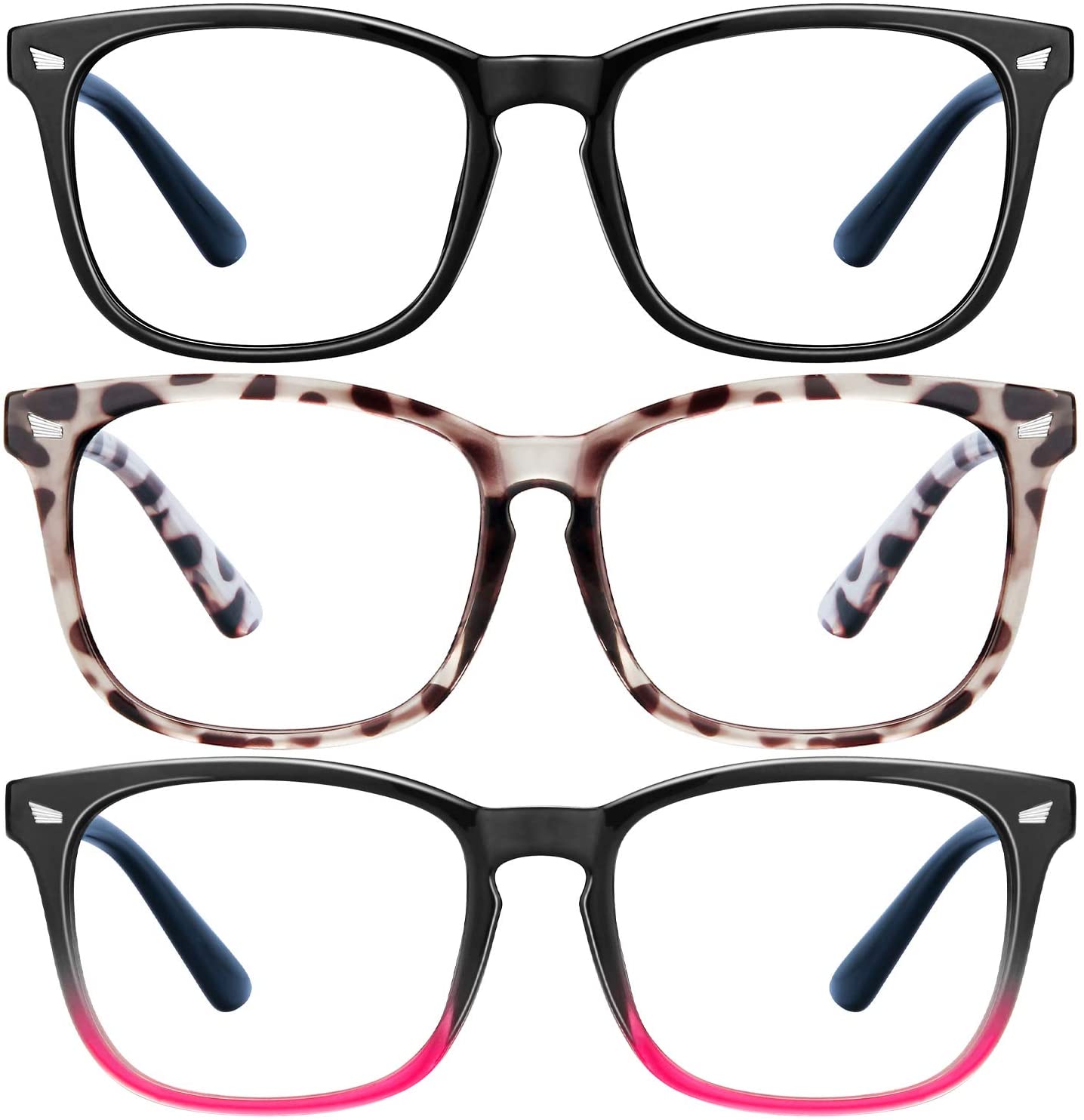 Noir + Tortie marron + noir rose