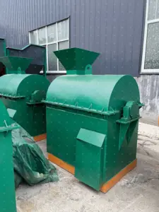 Mesin penggilingan untuk bahan semi basah pupuk organik penghancur kompos penggiling