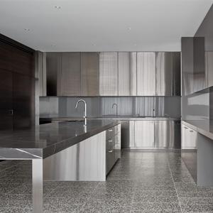 Hiện đại đa chức năng chống cháy thép không gỉ tủ bếp thân thiện với môi trường trung tâm thiết kế 5 năm bảo hành bao gồm vòi bản lề - Product Image 4