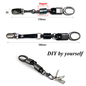 個別のキーリングヘビーデューティーストロングNdFeBマグネットキーチェーンリリースキーホルダークラスプ取り外し可能な磁気キーホルダーマグネットキーリング - Product Image 6
