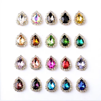 Fournisseur chinois 100 pièces/sac métal Nail Art rétro alliage pierre