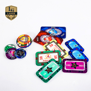 Jeton de <span class=keywords><strong>poker</strong></span> en céramique professionnel avec le logo et la valeur adaptés aux besoins du client imprimés aucun quantité minimale de commande - Product Image 1