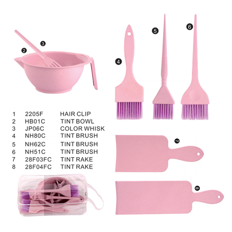 Barber Supplies Hairdressers Salon Color Mixing Bowls Hair Coloring Dye Brush Styling Tools Set Hairdressing Barber Accessories