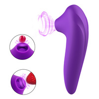 Großhandel Vakuum-Saugvibrator Hohe Qualität für Frauen Nippel Oral Klitoris-Stimulator Taschenformat Paar-Massagegerät Erwachsenen-Sexspielzeug