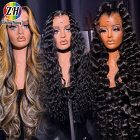 Perruque sans colle prête à porter en cheveux naturels, avec dentelle HD pré-coupée, perruques sans colle en cheveux naturels prêtes à l'emploi, perruques sans colle en cheveux naturels avec dentelle frontale