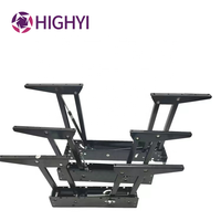 La mesa de acero laminado en frío HIGHYI admite el amortiguador hidráulico, elevador de mesa de té, accesorios de hardware para muebles, soporte plegable