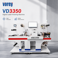 Découpeuse numérique haute vitesse Vorey VD3350 avec éjection automatique des déchets, machine de découpe rotative d'étiquettes pour rouleaux imprimés