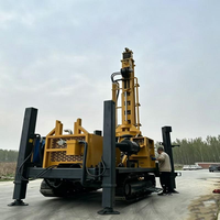 Foreuse rotative DTH diesel RYX d'occasion pour puits d'eau, modèle Rock Crawler, 22 CV, 250 mm x 1200 mm x 500 m, 5000 kg, avec pompe et boîte de vitesses garantie 2 ans