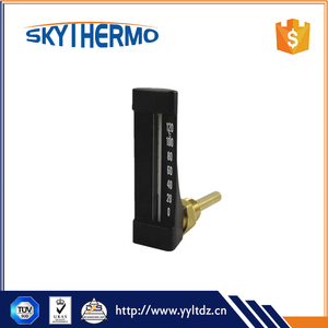 Termômetro de Vidro em Caixa de Alumínio Preta, Termômetro Marinho Industrial em Ângulo de 90 Graus ou Reto - Product Image 2