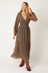 2024 hiver élégant coutumes à la mode <span class=keywords><strong>Sexy</strong></span> dames à manches longues boutique en ligne en mousseline de soie vêtements de mode pour les femmes - Product Image 3