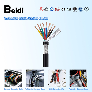 <span class=keywords><strong>Cable</strong></span> Eléctrico Flexible BEIDI UL2517 con Certificación CE, Blindado con PVC, <span class=keywords><strong>2</strong></span>/3/4/<span class=keywords><strong>5</strong></span>/6 Núcleos, Cobre Estañado, para la Industria Química - Product Image 1
