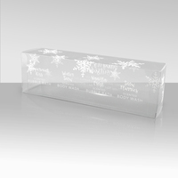 Boîtes transparentes en PVC imperméables, petites boîtes en plastique PET pour l'emballage, le stockage d'aliments, de biscuits, de bonbons et de cadeaux
