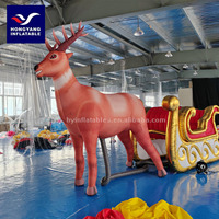 Père Noël Gonflable et Traîneau Personnalisés pour Publicité Extérieure de Noël, Fabrication Chinoise