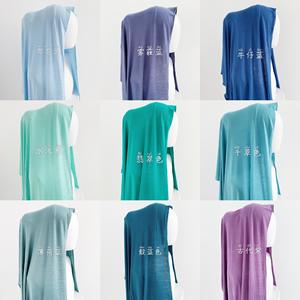 شال طويل سادة من المودال لماليزيا، وشاح أحادي اللون، قماش قطن ميرسيريزد، حجاب جيرسيه 175*55 سم - Product Image 6