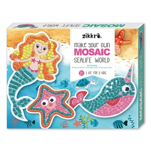 Bambini ragazze ragazzi <span class=keywords><strong>Space</strong></span> Insect Sealife Animal Color Box EVA Mosaic Art Kit perfetto per arti e mestieri fai da te - Product Image 3