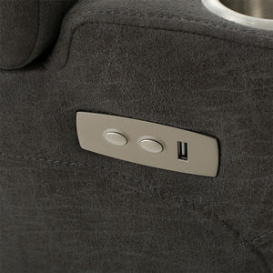 Mécanisme de canapé inclinable simple motorisé de luxe en tissu microfibre <span class=keywords><strong>pour</strong></span> salon <span class=keywords><strong>TV</strong></span> électrique de cinéma avec rallonge de <span class=keywords><strong>pied</strong></span> USB - Product Image 6