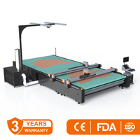 Cortadora automática de tela de cuero, cuchillo oscilante Cnc, trazador plano, cortador de precisión con cámara