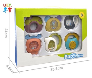 Mềm mại và an toàn bé Đồ chơi silica gel hình bitable Rattle với tiếng ồn Maker đồ chơi bằng nhựa để thu hút sự chú ý của bé - Product Image 6