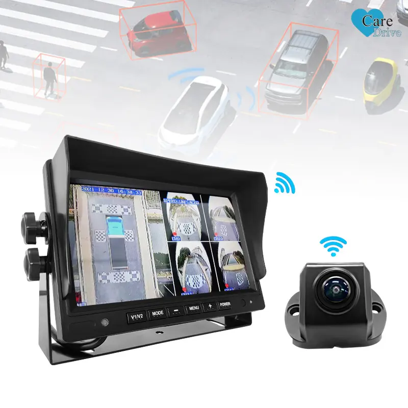 CareDrive night vision driving assistance 3g wifi gprs gps mobile dvr 360 bird view camera for truck