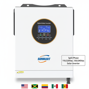 Convertisseur solaire hybride monophasé On&Off 10,2 kW 120/240 V pour les États-Unis, la Jamaïque, la Colombie, le Mexique, la Barbade, le Panama, etc. - Product Image 1