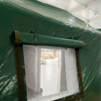Tente médicale gonflable personnalisée, grande, portable, imperméable, abri d'urgence gonflable, tente de camping