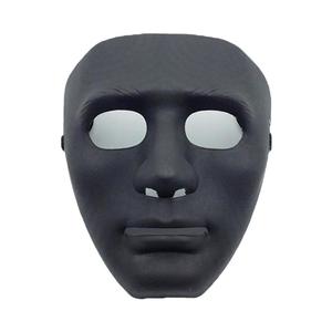 Máscara <span class=keywords><strong>de</strong></span> fiesta divertida <span class=keywords><strong>de</strong></span> cara <span class=keywords><strong>completa</strong></span> <span class=keywords><strong>de</strong></span> plástico negro para fiesta, suministro <span class=keywords><strong>de</strong></span> vacaciones, Carnaval, mascarada, Cosplay, accesorio <span class=keywords><strong>de</strong></span> Halloween, artesanía DIY - Product Image 1