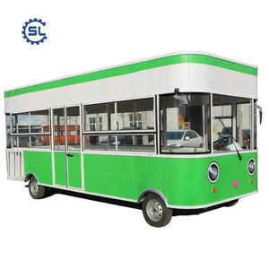 Carrito de Comida Multifuncional Eléctrico de Cuatro Ruedas, Puesto de Venta Ambulante para Bollos al Vapor, Comida Rápida, Bebidas Frías, Té con Leche - Product Image 5