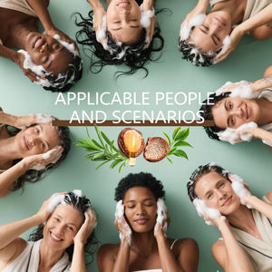 Shampoo réparateur pour la croissance des cheveux à base de romarin, de jojoba et d'arbre à thé biologique naturel personnalisé, 500 ml, pour le contrôle du sébum et les soins capillaires - Product Image 4