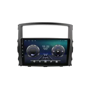 Krando Android Auto 12.0 9 Inch wireless carplay car multimedia navigation player For Mitsubishi Pajero 2006-2014 monitor auto