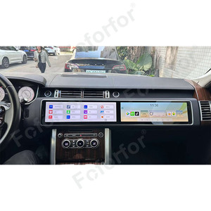 <span class=keywords><strong>15.5</strong></span> pouces 1920*1080 autoradio Android pour Range Rover Vogue L405 2013-2017 double écran nouveau Design système de divertissement copilote - Product Image 5