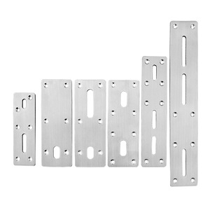 Supports d'angle réglables à 90 degrés en acier inoxydable pour panneaux de bois, supports d'étagères de placard, durables - Product Image 1