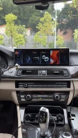 Radio Mobil Android Reako untuk BMW Seri 5 F10 2011-2017 Layar 14.9 inci, Layar Terpisah, DSP, CarPlay, Layar Sentuh, GPS, WIFI, Stereo