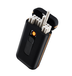 KY nouveau 2 en 1 Portable <span class=keywords><strong>tabac</strong></span> 20 pièces étanche Premium métal personnalisé boîte à <span class=keywords><strong>cigarettes</strong></span> avec briquet - Product Image 1