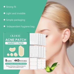 Kit de patchs anti-acné multi-tailles <span class=keywords><strong>pour</strong></span> enlever <span class=keywords><strong>les</strong></span> <span class=keywords><strong>boutons</strong></span> du <span class=keywords><strong>visage</strong></span> et du corps Autocollants anti-acné de différentes formes - Product Image 3